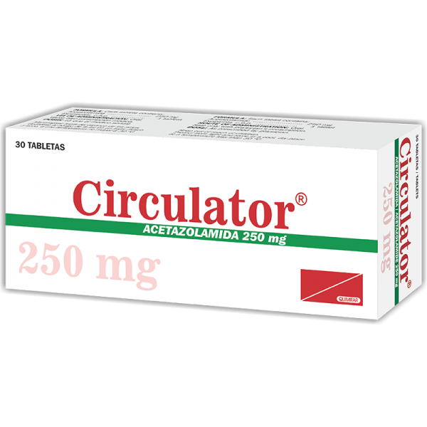 Circulator Tabletas 250 mg Caja x30