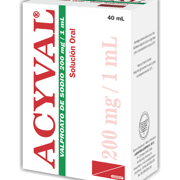 Acyval Solucion Oral (Gotas) 200 mg / 1 ml frasco 40 ml