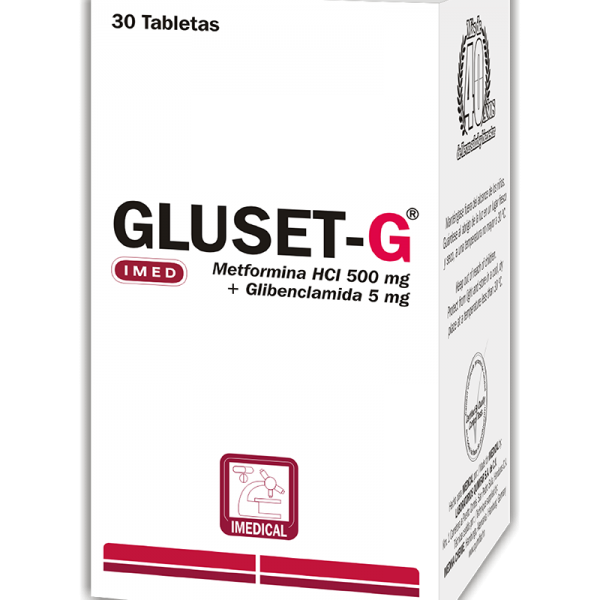 Gluset-G Tableta 850 mg caja x30